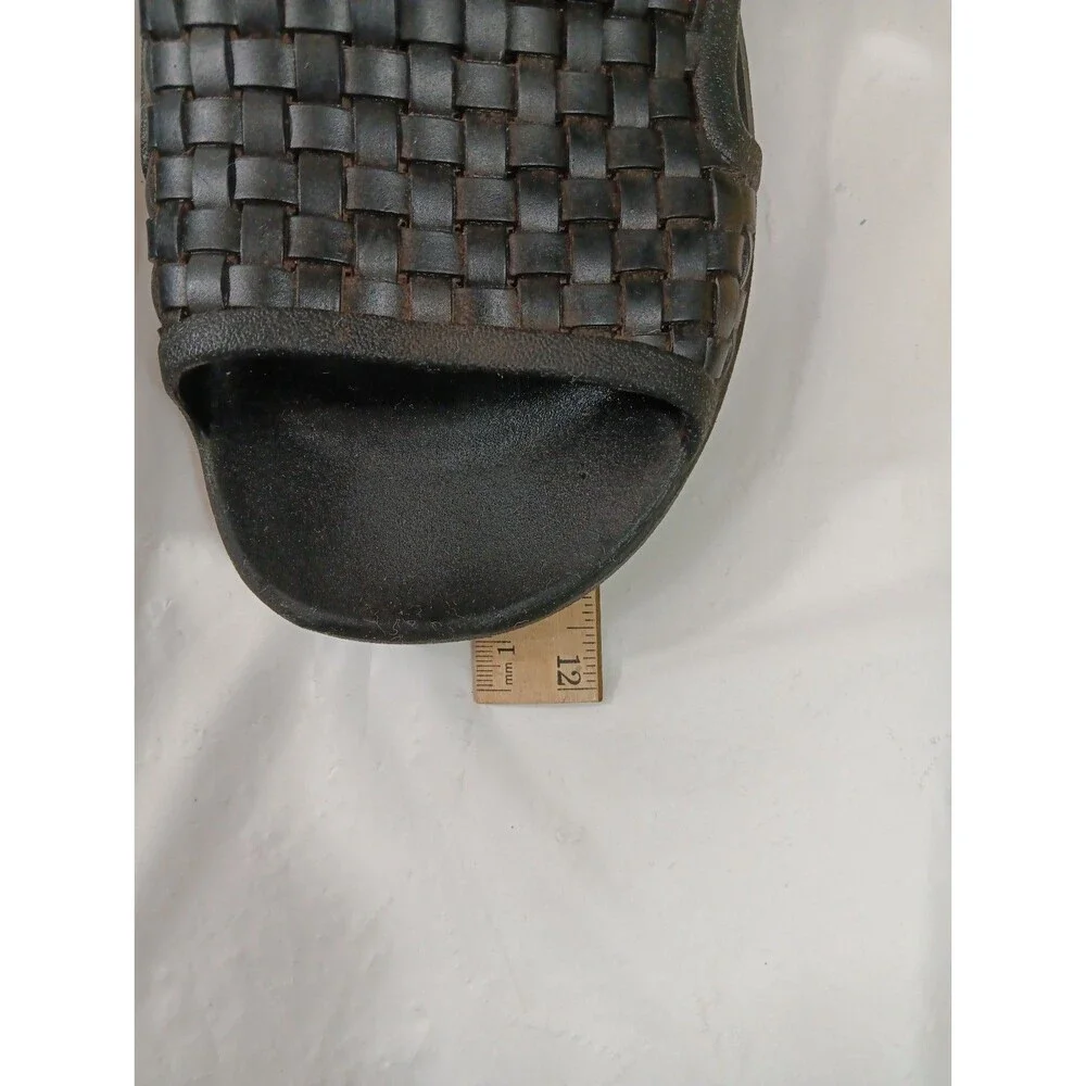 Okabash Men's Size XL (10.5-11.5) Slip on Sandals Black